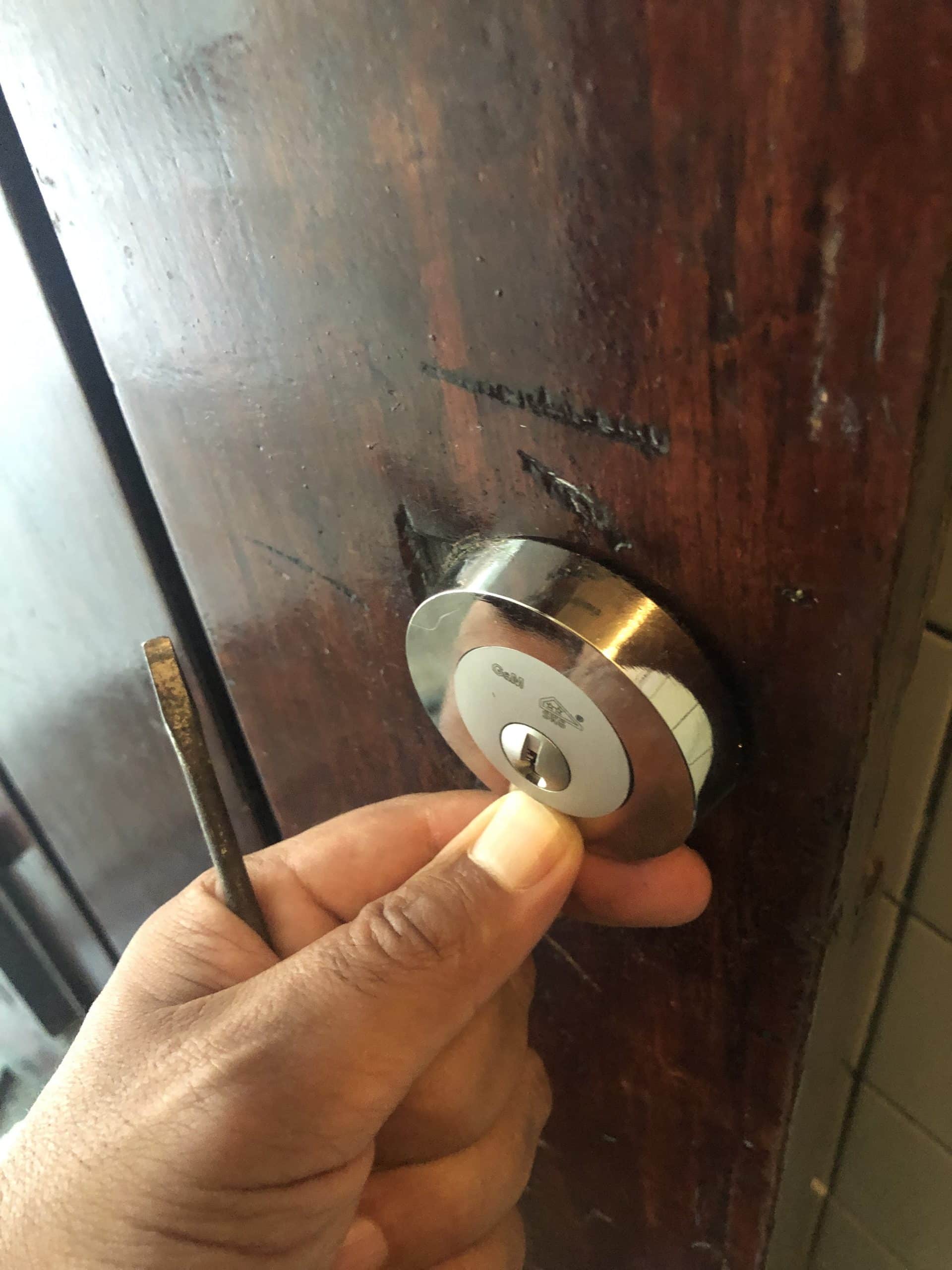 new lock change